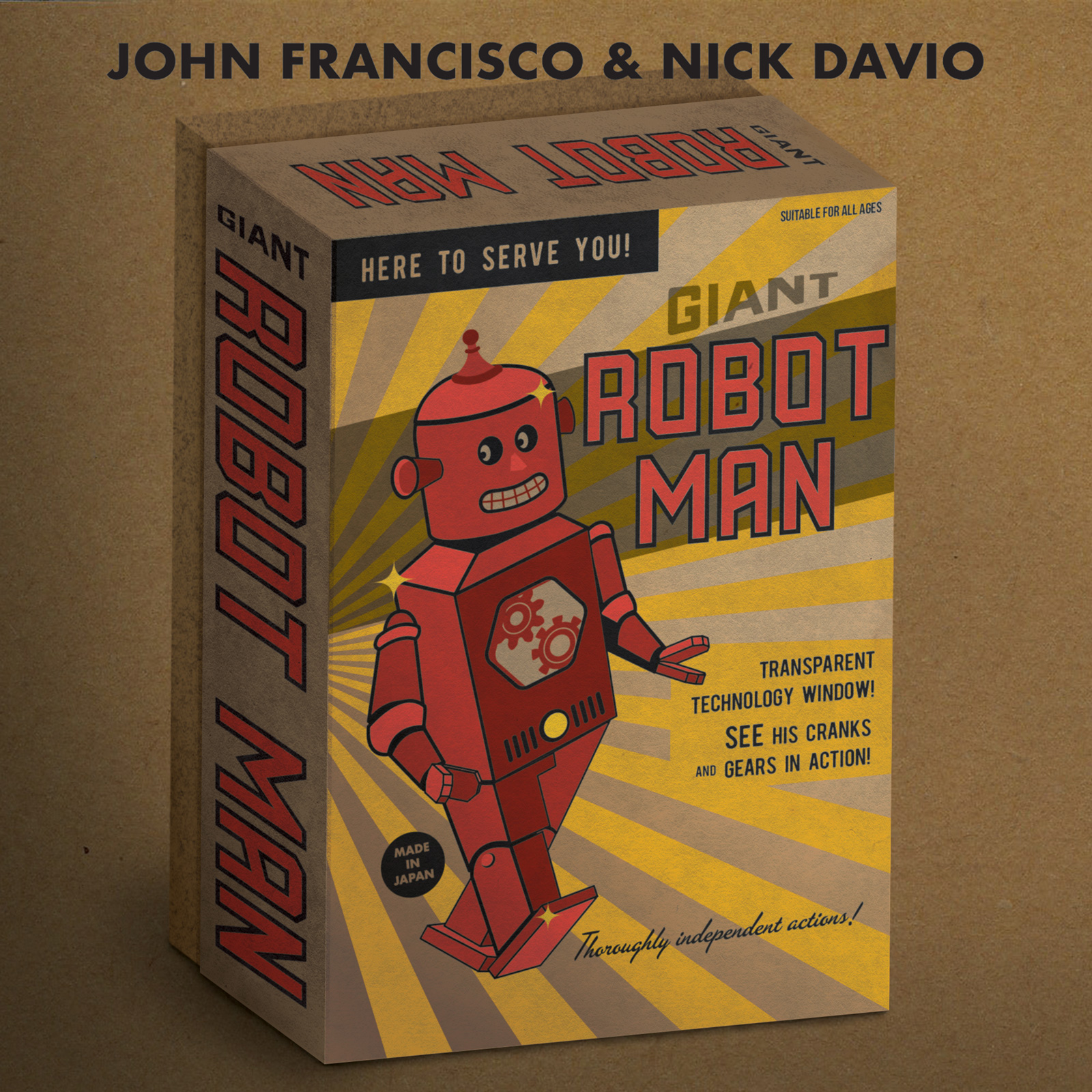 John Francisco & Nick Davio's song Giant Robot Man