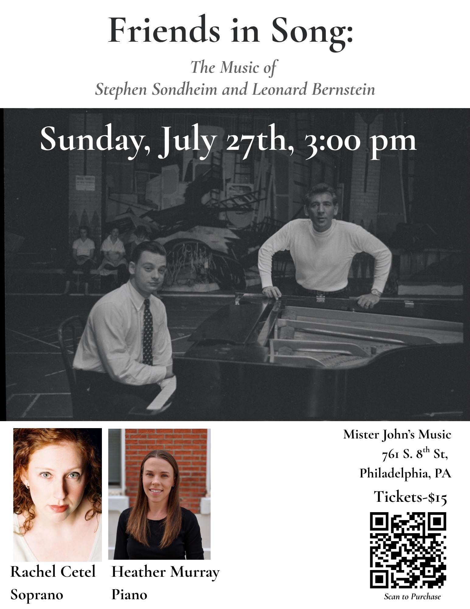 Heather Sondheim Show Poster - 1 Heather Sondheim Show Poster – 1
