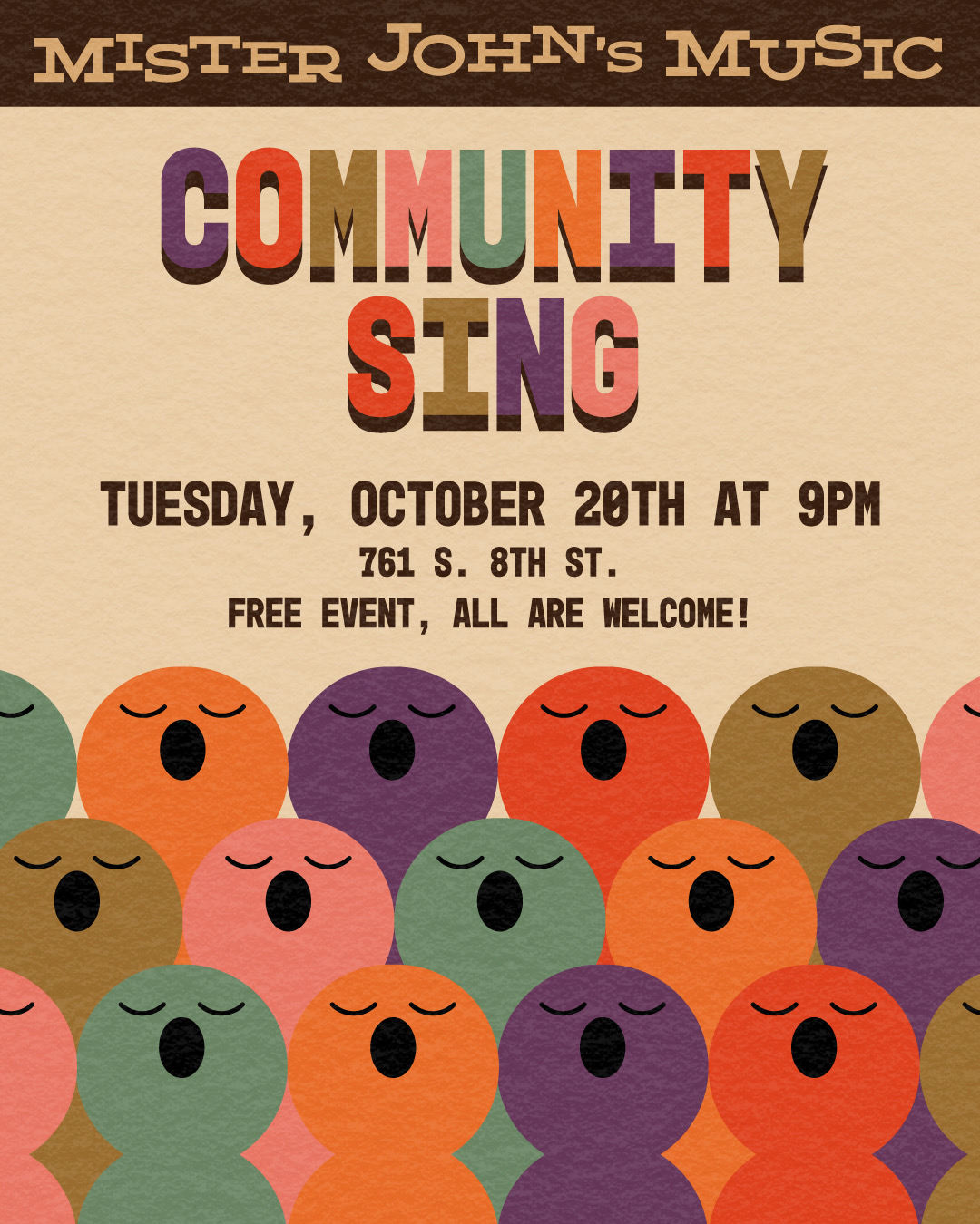 Mister John’s COMMUNITY SING
